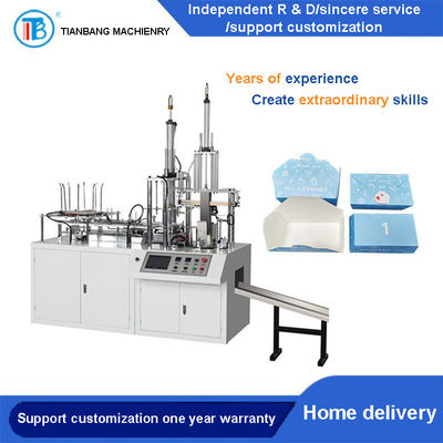 เครื่องทำกล่องกระดาษกล่อง FBJ-B เครื่องบรรจุอัตโนมัติ Take Away อัจฉริยะ