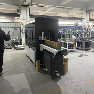 เครื่องทำจานกระดาษซูชิ เครื่องทำชามกระดาษสี่เหลี่ยมอัตโนมัติเต็มรูปแบบ