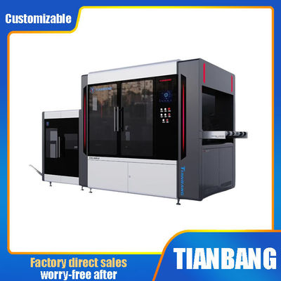 เครื่องขึ้นรูปกล่องกระดาษแบบเซอร์โวมอเตอร์เต็มรูปแบบ CHJ-120JZ หรือ CHJ-150JZ